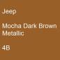 Preview: Jeep, Mocha Dark Brown Metallic, 4B.